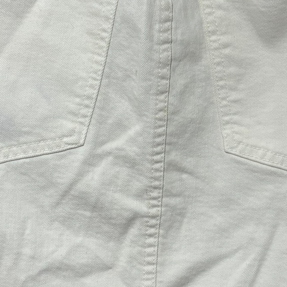 Madewell White Denim Button-Front Mini Skirt | Size 2 - Picture 10 of 10